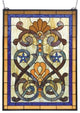 Meyda Lighting 77999 20"W X 27"H Mandolin Stained Glass Window