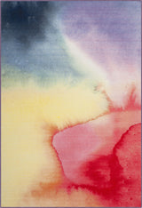 Safavieh Paint Brush Ptb118A Rug, Fuchsia/Yellow, 6'7"x9'