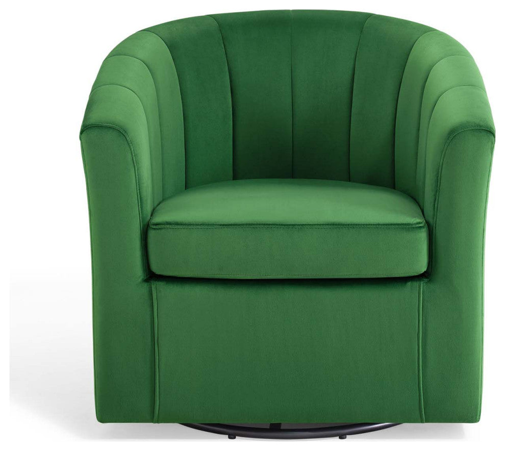 Armchair Accent Chair, Velvet, Green, Modern, Living Lounge Hotel Hospitality