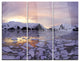 "Antarctic Summer Sunset" Photo Metal Wall Art, 3 Panels, 36"x28"