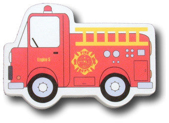 Fire Truck Wooden Drawer Pull