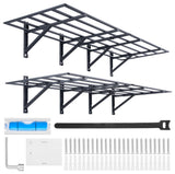 VEVOR 2PCS 6x2 ft ' Garage Storage Shelving Wall Mounted Heavy Duty Shelves Rack