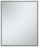 Elegant Decor MR43036BK Metal Frame Rectangle Mirror, 30", Black