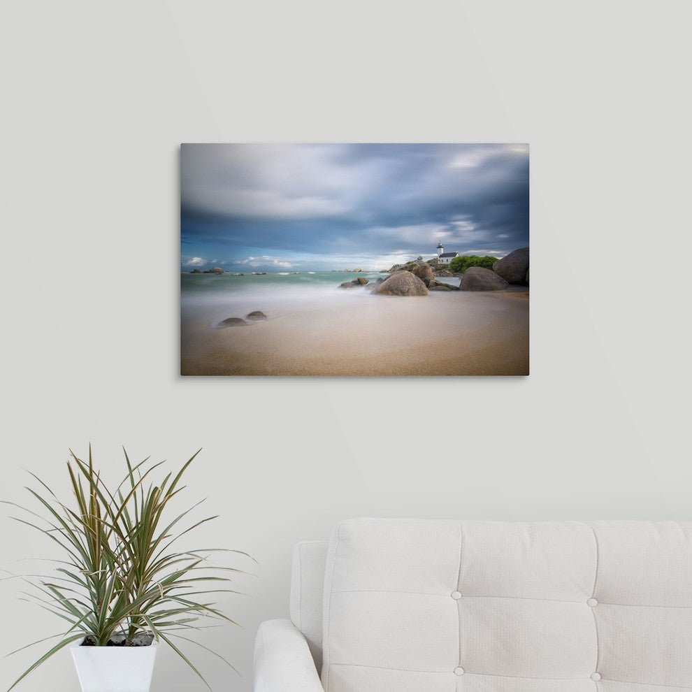 "Brignogan in Brittany" Wrapped Canvas Art Print, 24"x16"x1.5"