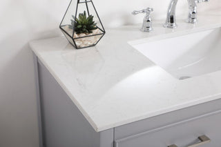 Home Living 42" Single Bathroom Vanity, Gray