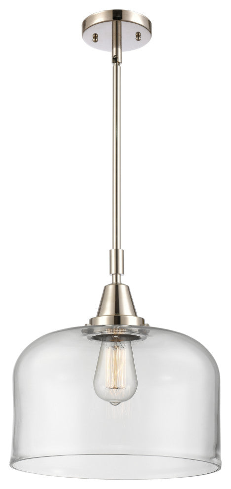 Innovations Lighting 447-1S-PN-G72-L Bell 1 Light 12" Mini Pendant