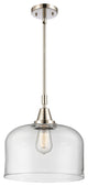 Innovations Lighting 447-1S-PN-G72-L Bell 1 Light 12" Mini Pendant
