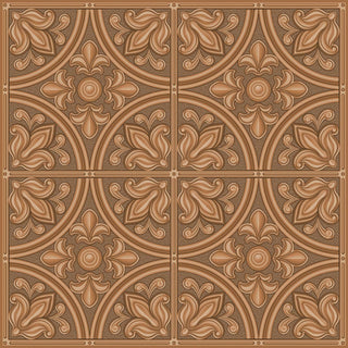 Copper Tin Tile Peel and Stick Backsplash