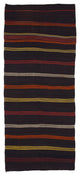 Rug N Carpet - Handmade Turkish 5' 0'' x 11' 11'' Vintage Goat Hair Kilim Rug