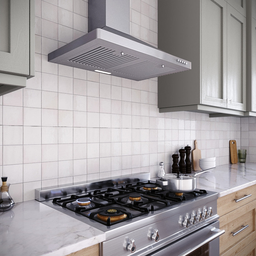 Streamline 30" Stadera Ducted Wall Mount Range Hood, Stainless Steel