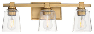 Maxim 21383 Cubos 3 Light 8" Tall Wall Sconce - Natural Aged Brass