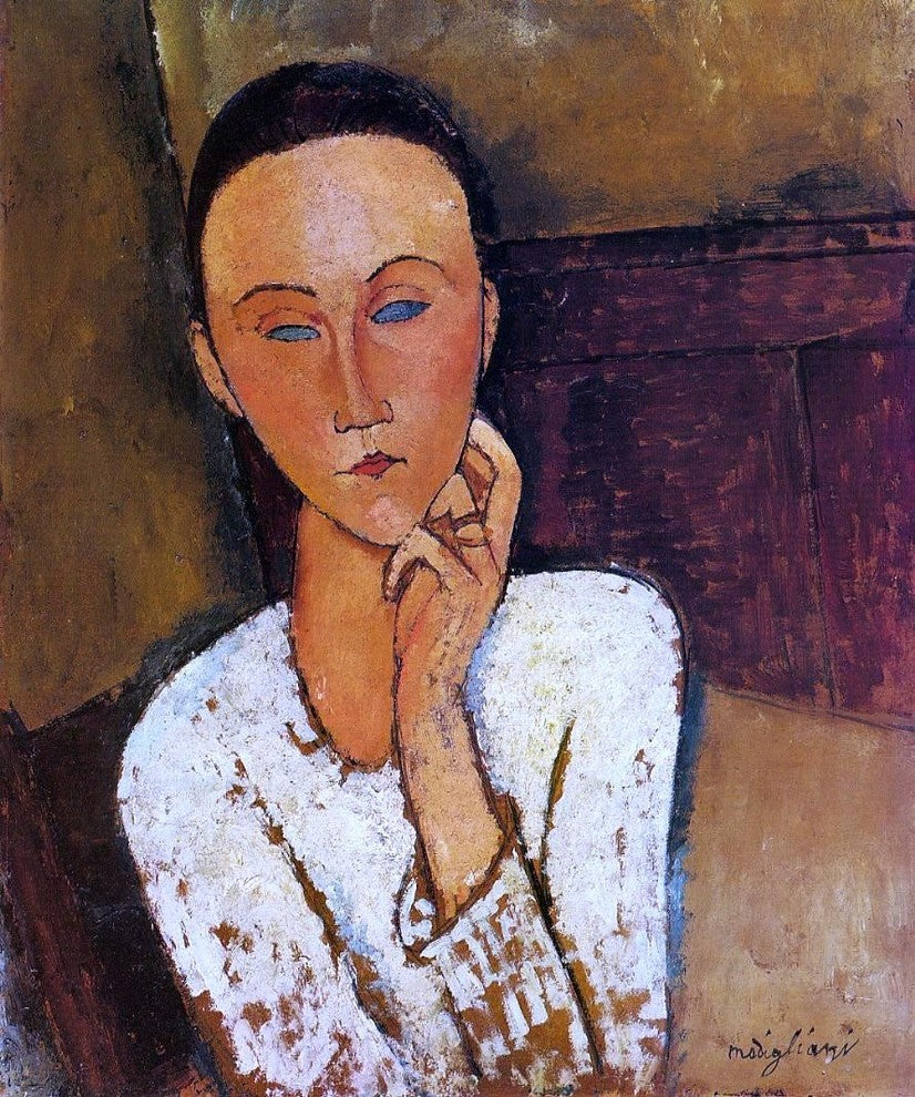Amedeo Modigliani Lunia Czechowska Left Hand on Her Cheek Wall Decal