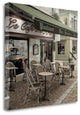 "Le Cafe Des Arts" By Alan Blaustein, Giclee Print on Gallery Wrap Canvas