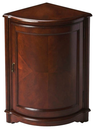 Butler Durham Corner Cabinet, Plantation Cherry