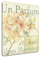 "Fleurs And Parfum III" By Daphne Brissonnet, Giclee on Gallery Wrap Canvas