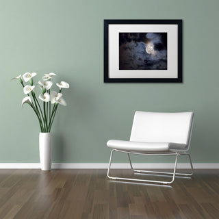 Jason Shaffer 'Supermoon ' Matted Framed Art, Black Frame, White Mat, 20x16