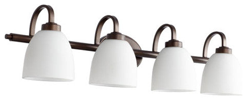 5060-4-86 Reyes Transitional Light Vanity, Oiled Bronze