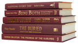 Decorative Books - Merlot Book Stack