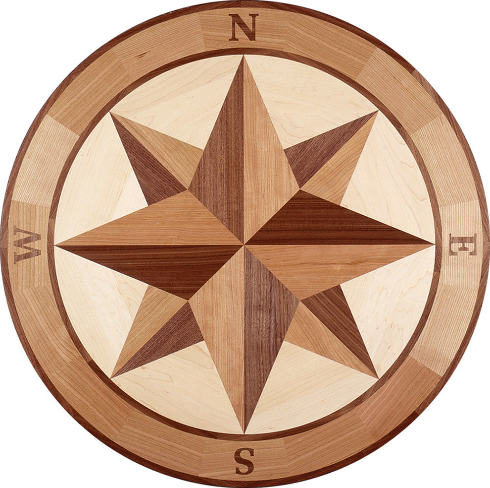Brant Point Wood Medallion, 21" Unfinished, 3/4" Thick