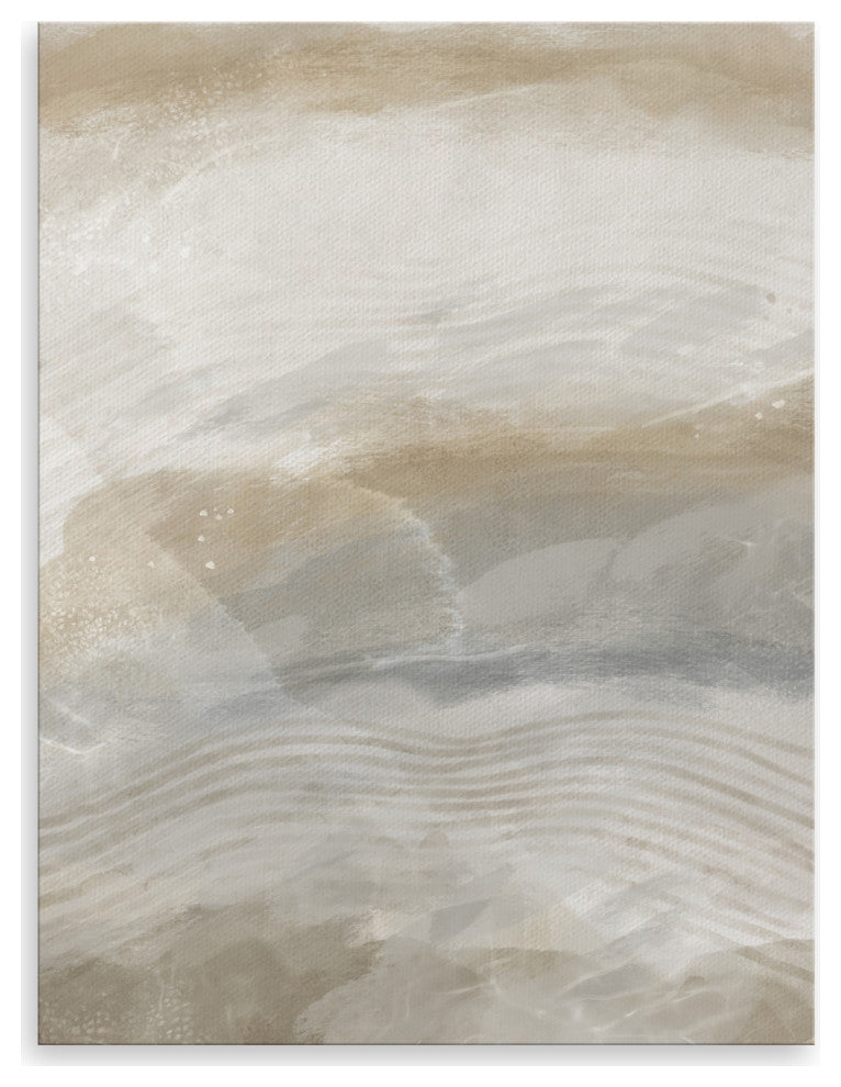 Abstract Neutral CXLV' Canvas Wall Art by ChiChi Decor, 16"x12"