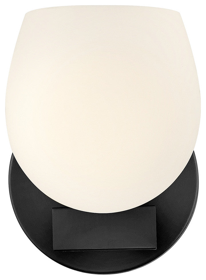 Hinkley Mae Small Single Light Sconce, Black