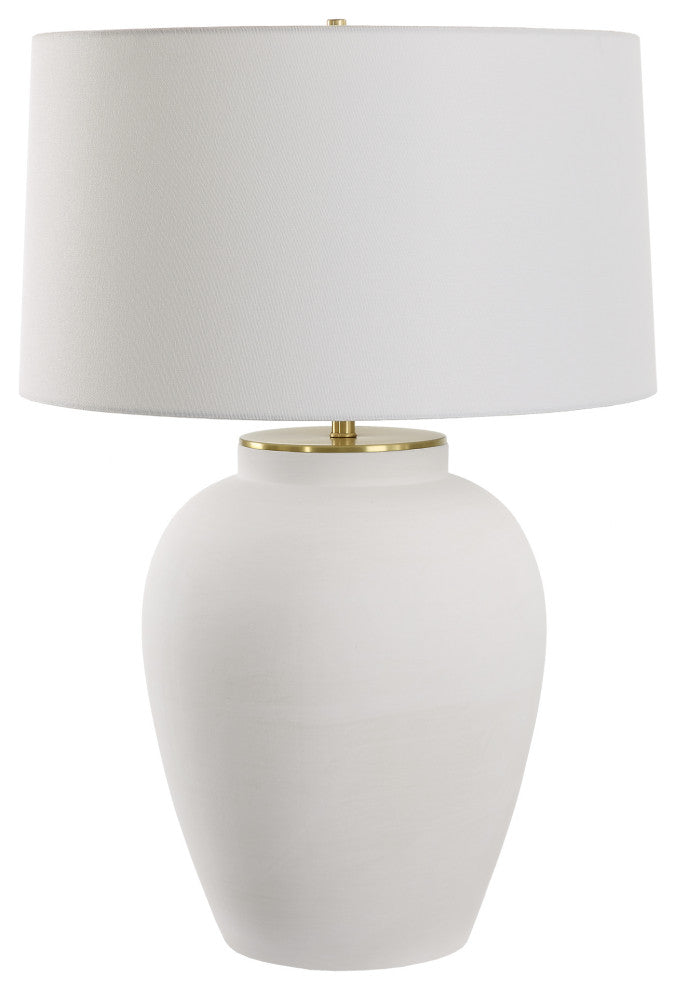 Uttermost Adelaide White Table Lamp