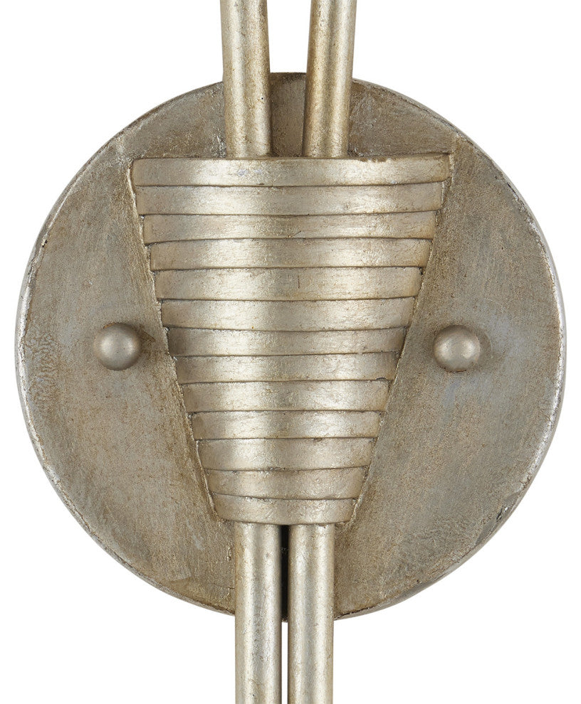 Paradiso Gold and Silver Wall Sconce, Left