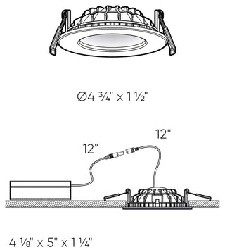4" Round Indirect LED Recessed Light
