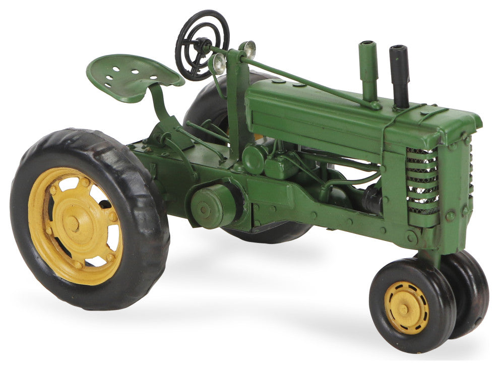 Classic Tractor Figurine, Green