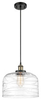 Innovations 916-1P-BAB-G713-L X-1 Light Pendant, Black Antique Brass