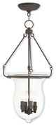 Livex 50298-07 4-Light Bronze Pendant, Bronze