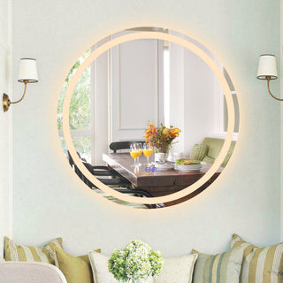 CHLOE Lighting SPECULO Back Lit LED Mirror 4000K, Warm White, 24"