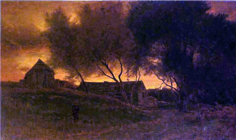 George Inness The Gloaming Wall Decal