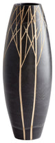 Onyx Winter Vase, Black, Large