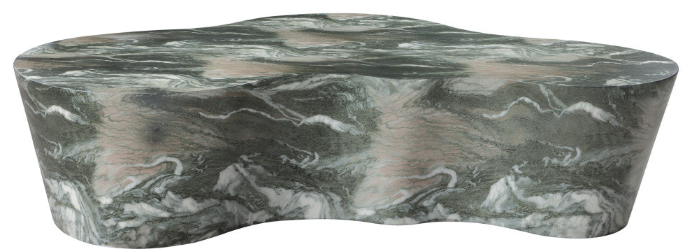 Monza Finished Concrete Indoor/Outdoor Coffee Table, Green