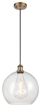 Innovations 516-1P-BB-G124-12-LED 1-Light Mini Pendant, Brushed Brass