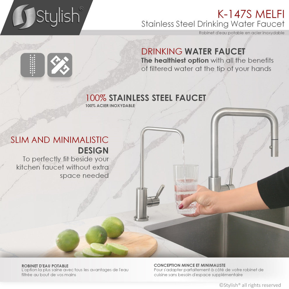 K130SK147S Single Handle Pull Down Kitchen Faucet With Cold Water Tap