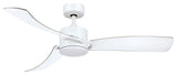 SculptAire 52"Indoor/Outdoor Ceiling Fan With Clear Blade Set and LED Light