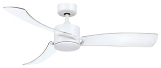 SculptAire 52"Indoor/Outdoor Ceiling Fan With Clear Blade Set and LED Light