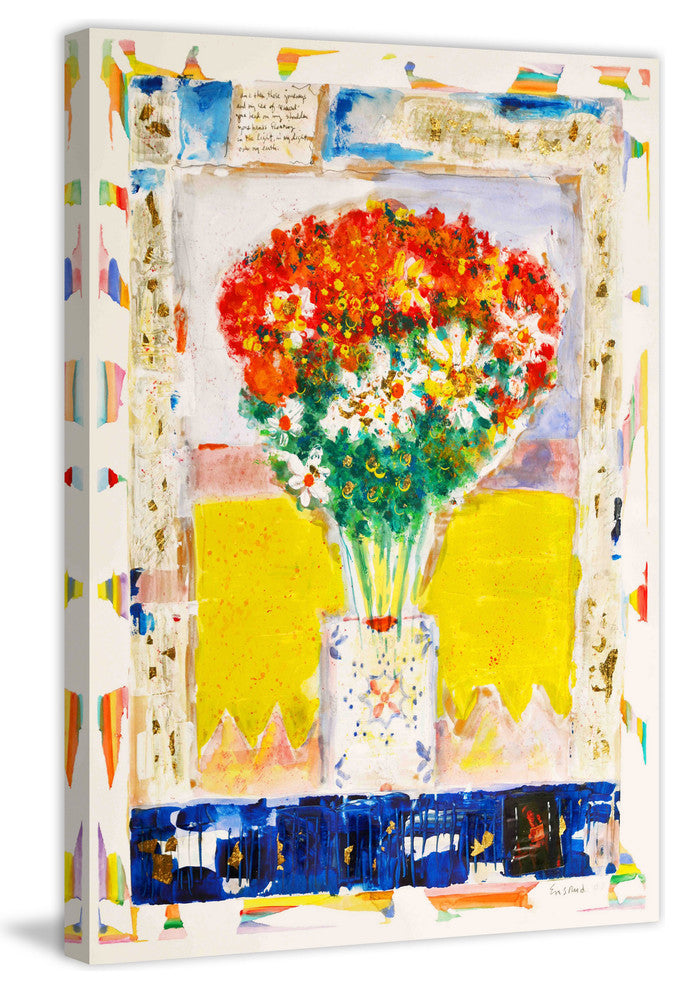 "The Art Critic" Print on Canvas by Wayne Ensrud