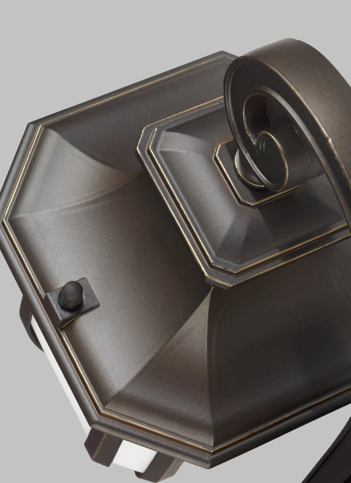 Generation Lighting Lighting Small 1-Light Outdoor Lantern, Bronze