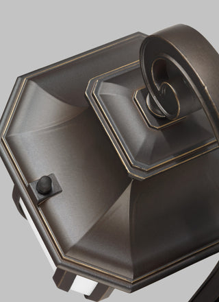 Generation Lighting Lighting Small 1-Light Outdoor Lantern, Bronze