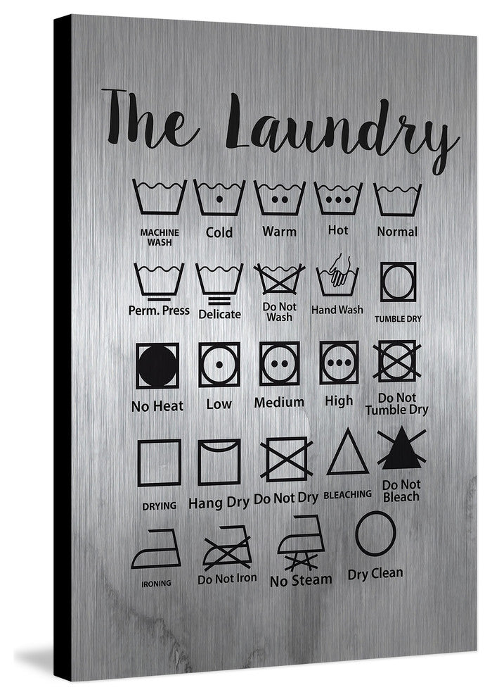 "The Laundry" Painting Print on Brushed Aluminum
