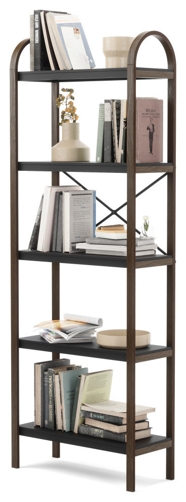 Umbra Bellwood 5-Tiered Freestanding Black/Walnut