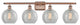 Innovations Lighting 516-4W-AC-G125-8 Athens 4 Light 36" Bath Vanity Light