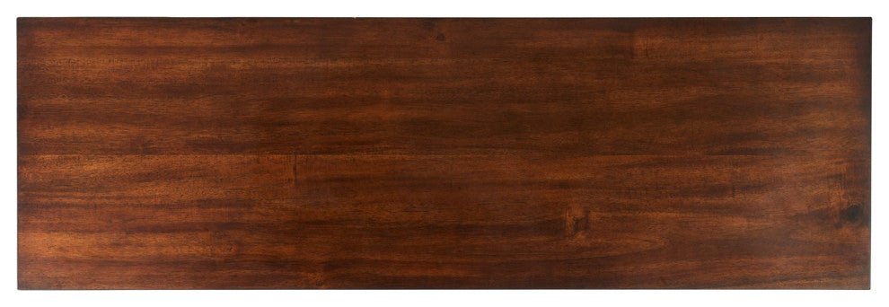Safavieh Couture Donald 6 Drawer Dresser, Dark Walnut