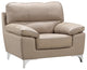 37" Beige Classy Chair