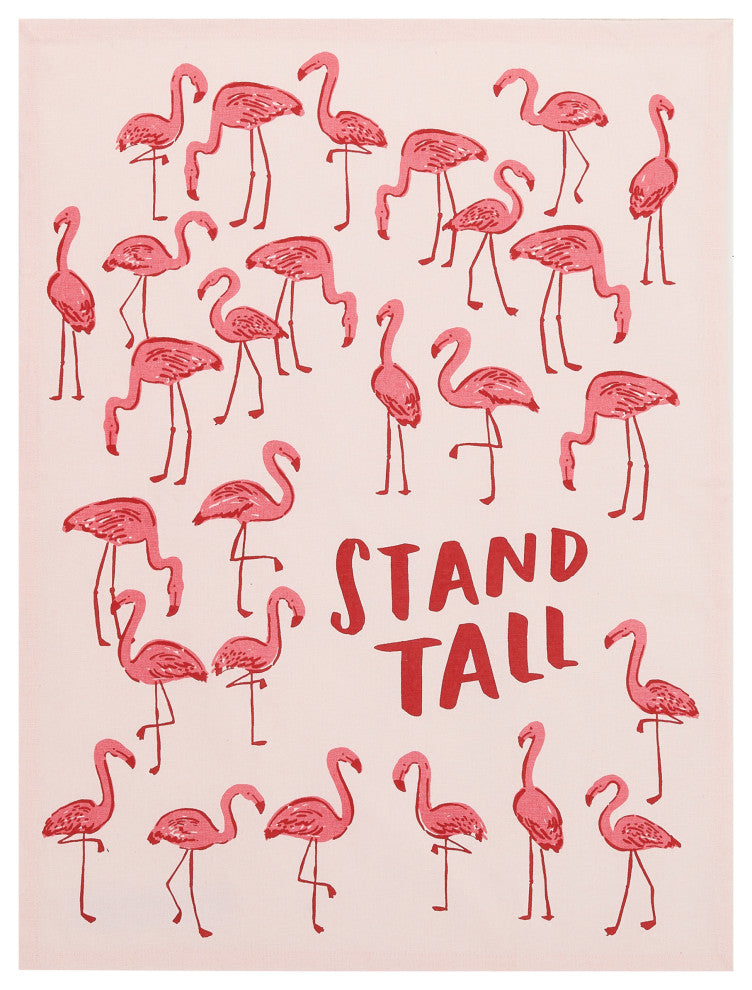 Flamingo Stand Tall Kitchen Towel