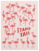 Flamingo Stand Tall Kitchen Towel