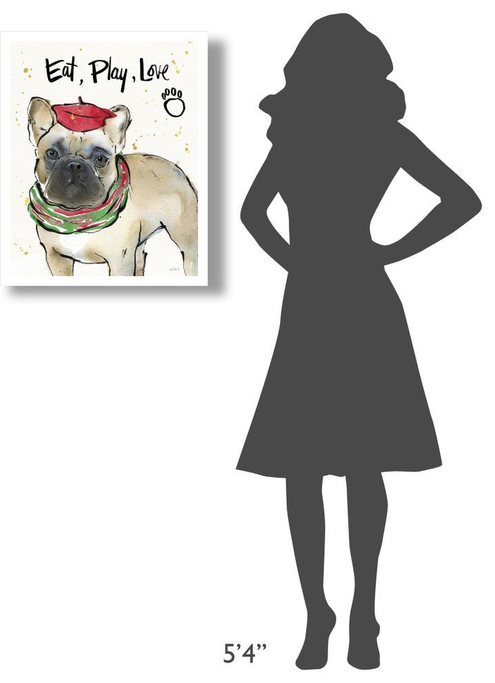 "Strike a Paws VI Christmas" Digital Paper Print by Anne Tavoletti, 22"x26"
